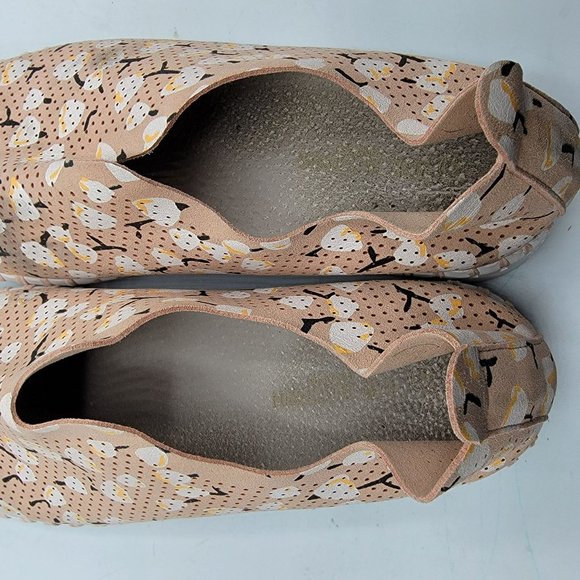 Ilse Jacobsen Tulip 139 Adobe Rose Fabric Perforated Slip On Sneakers Womens 11 - Picture 8 of 12